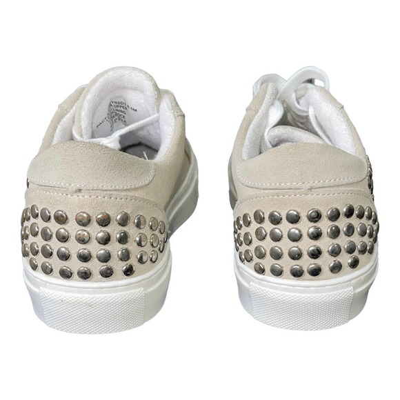 Steven by Steve Madden Tan Studded Pact-S Suede Sneakers - Picture 6 of 9